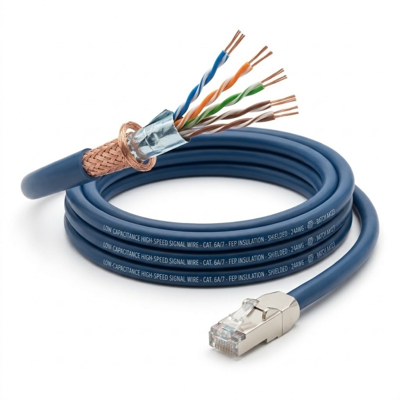 Custom Robotics Wiring Harnesses for Low-capacitance high-speed signal wire Sustainable robotics cable materials wellxen Vietnam/China Manufacturer