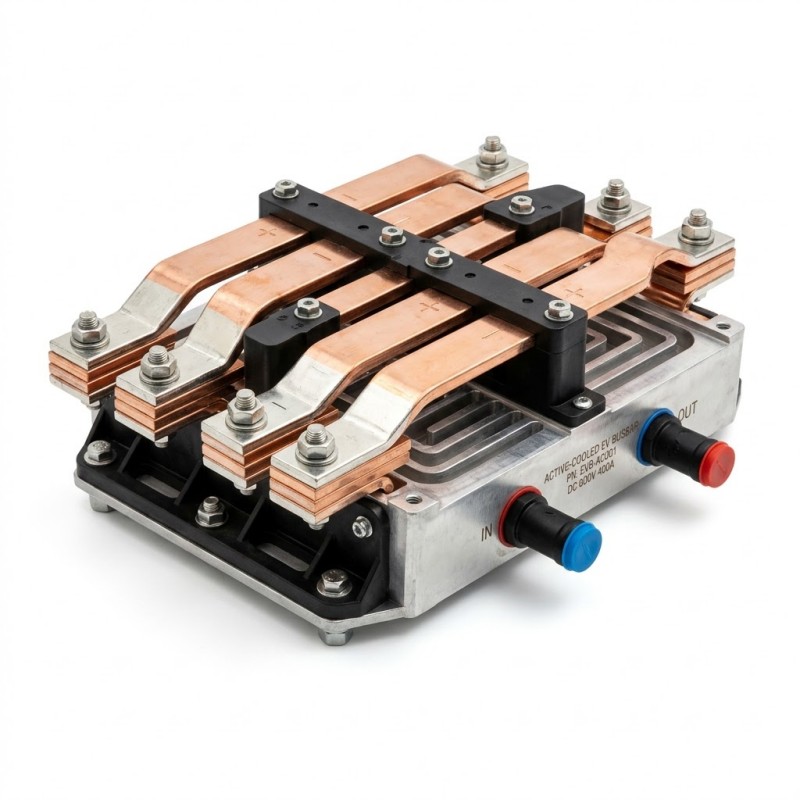 Custom EV Busbar Harness Active-cooled integrated busbar systems for high-performance EVs wellxen Vietnam/China ODM